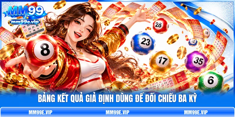 Bảng kết quả giả định dùng để đối chiếu ba kỳ Bảng kết quả giả định dùng để đối chiếu ba kỳ