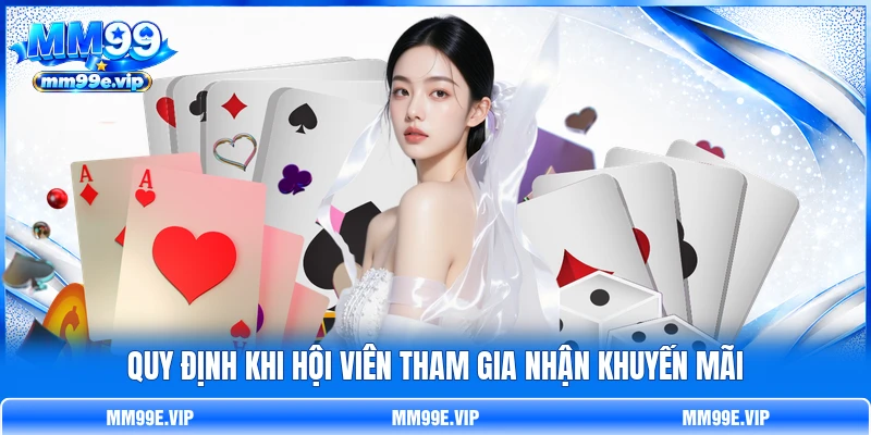 Quy định khi hội viên tham gia nhận khuyến mãi